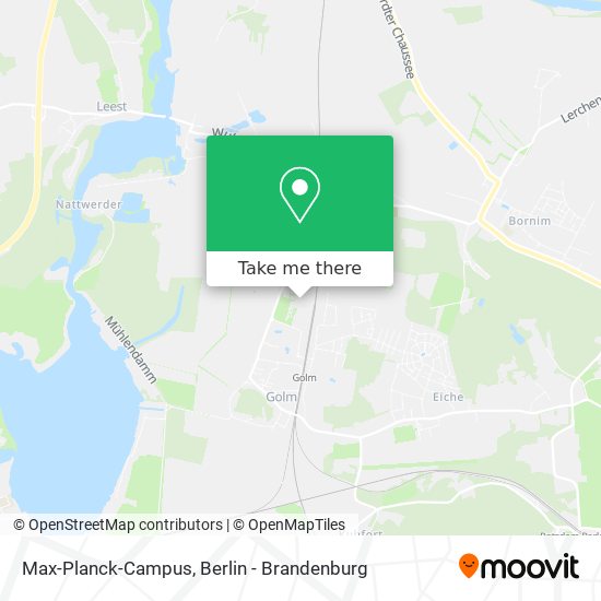 Max-Planck-Campus map