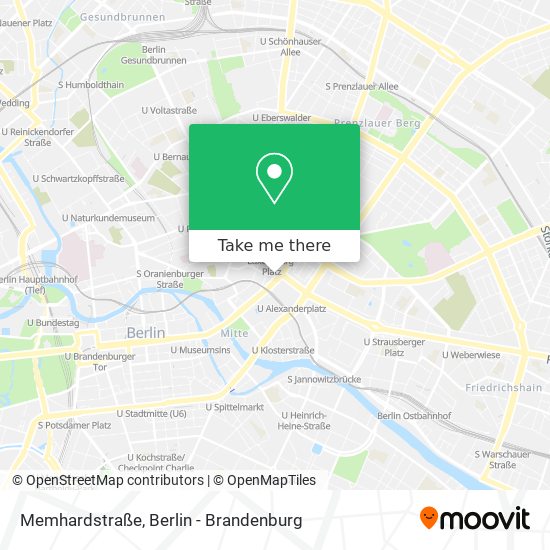 Memhardstraße map