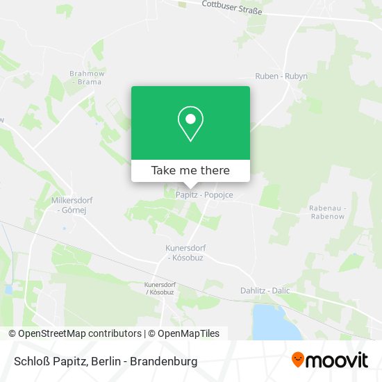 Schloß Papitz map