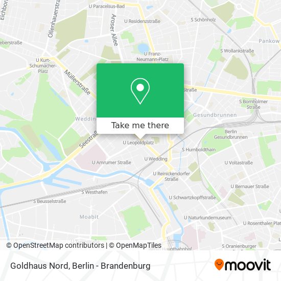 Goldhaus Nord map
