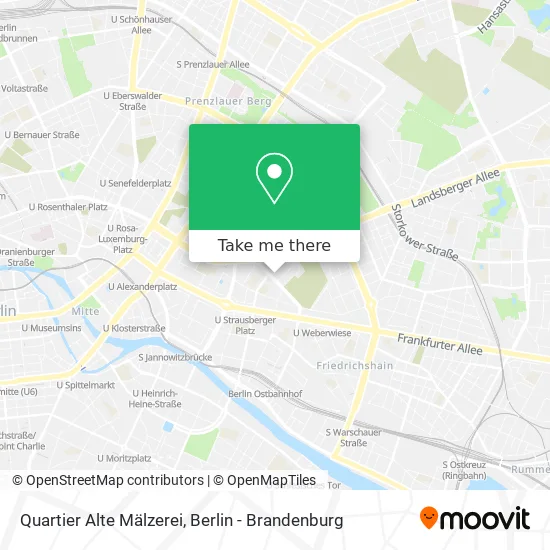 Карта Quartier Alte Mälzerei