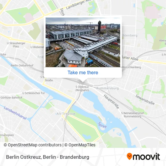 Карта Berlin Ostkreuz