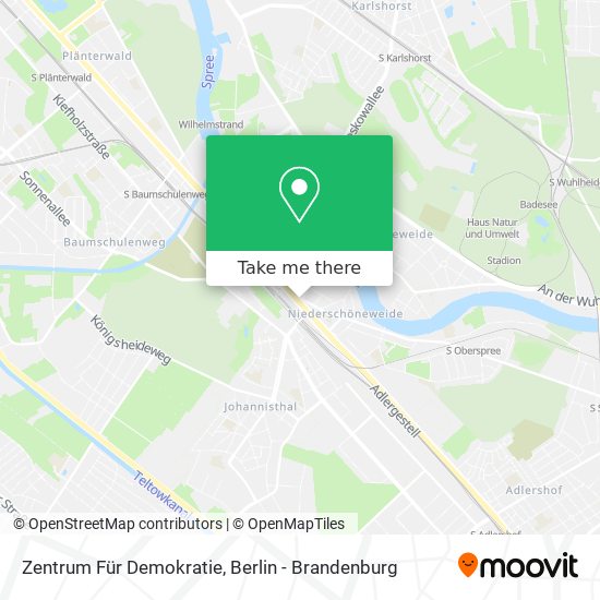 Zentrum Für Demokratie map