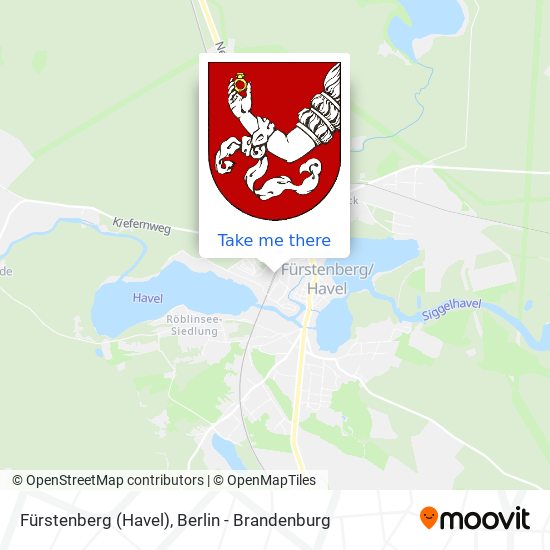 Fürstenberg (Havel) map