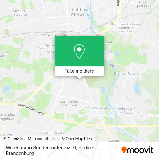 Карта Wreesmann Sonderpostenmarkt