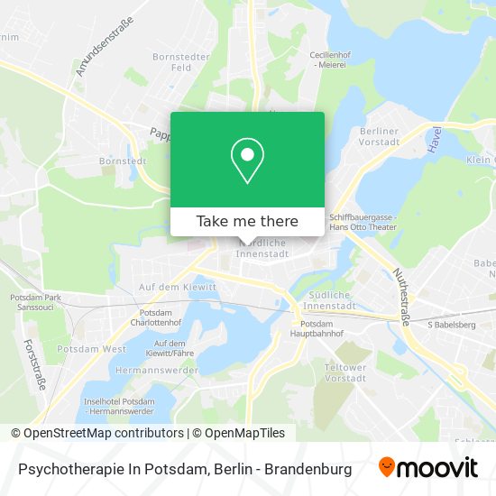 Psychotherapie In Potsdam map