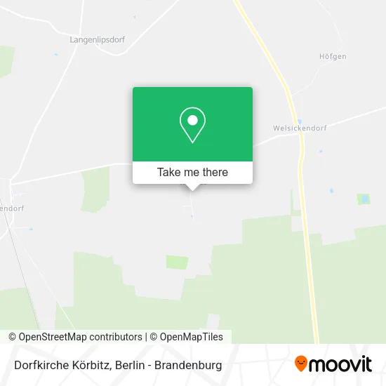 Dorfkirche Körbitz map