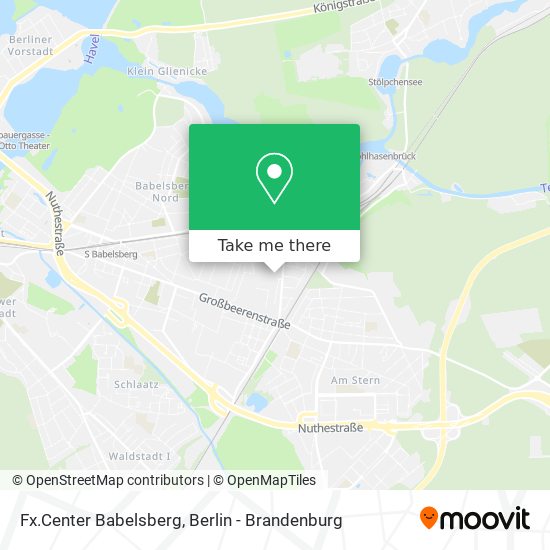 Fx.Center Babelsberg map