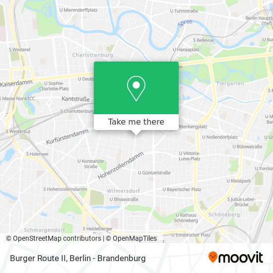 Burger Route II map