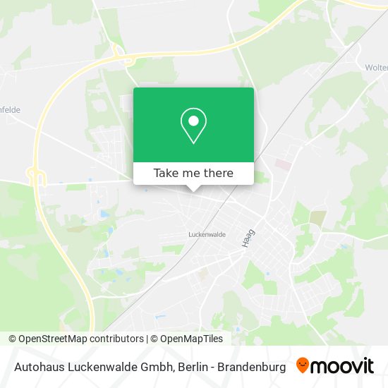 Autohaus Luckenwalde Gmbh map