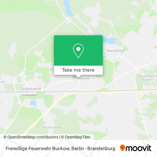 Freiwillige Feuerwehr Buckow map