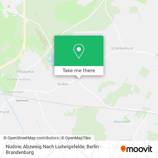 Nudow, Abzweig Nach Ludwigsfelde map