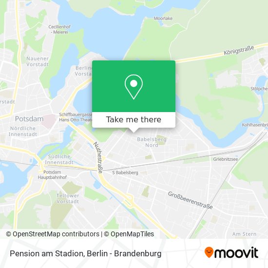 Pension am Stadion map