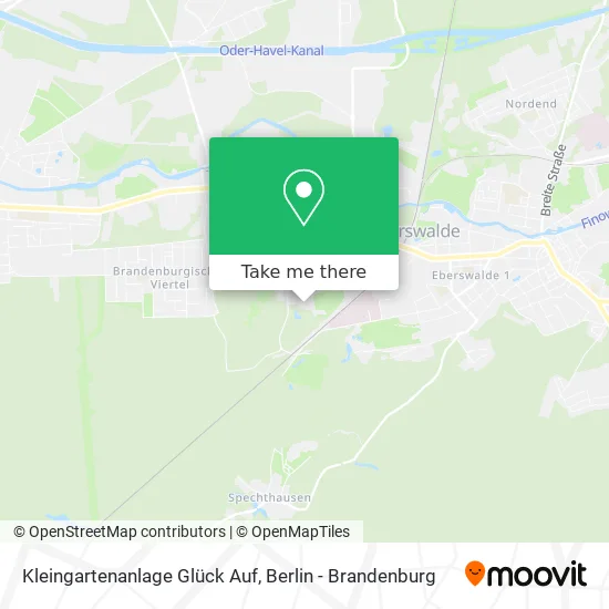Карта Kleingartenanlage Glück Auf
