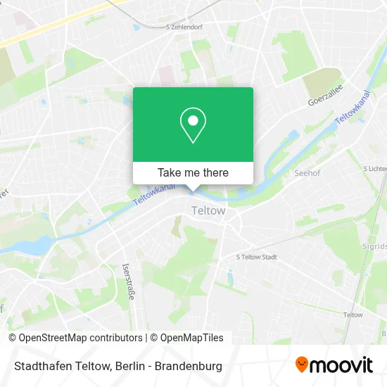 Stadthafen Teltow map