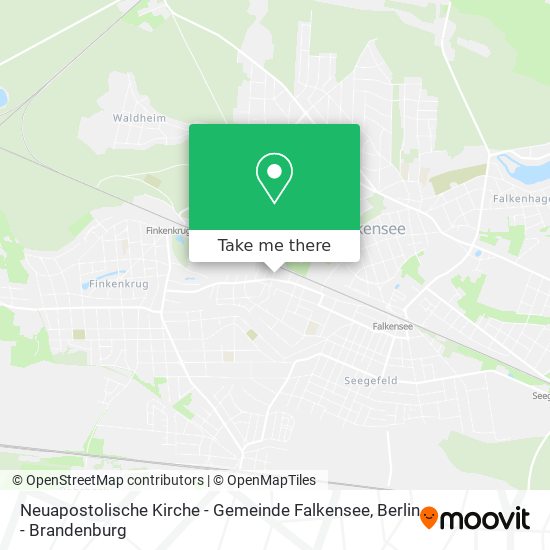 Neuapostolische Kirche - Gemeinde Falkensee map