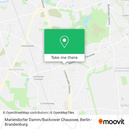 Mariendorfer Damm / Buckower Chaussee map