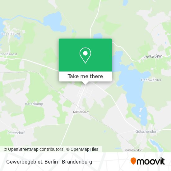 Gewerbegebiet map