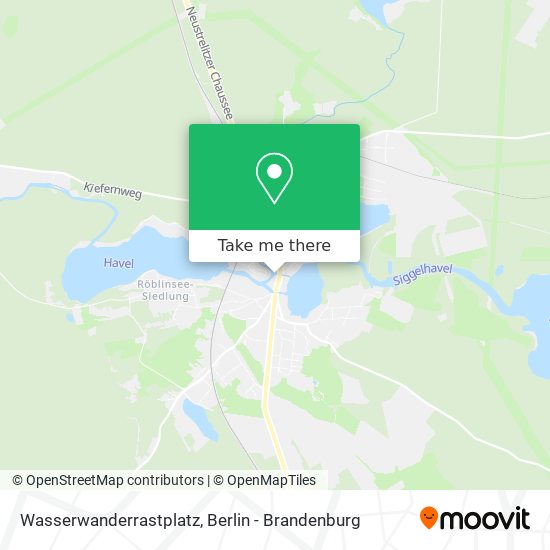 Wasserwanderrastplatz map