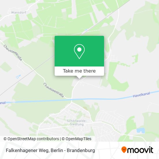 Falkenhagener Weg map