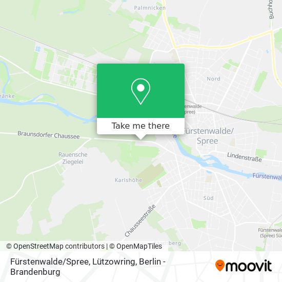 Fürstenwalde/Spree, Lützowring map