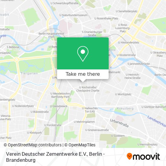 Verein Deutscher Zementwerke E.V. map