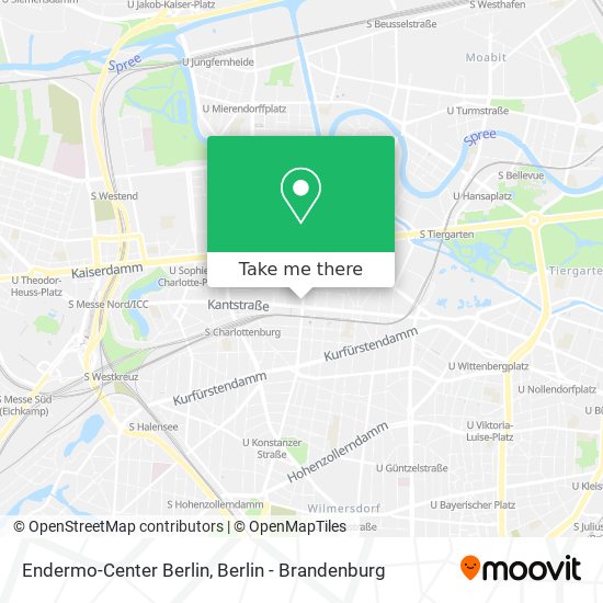 Endermo-Center Berlin map