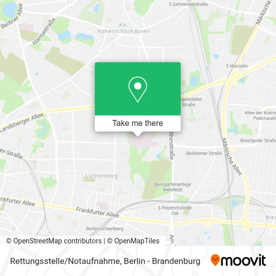 Rettungsstelle/Notaufnahme map