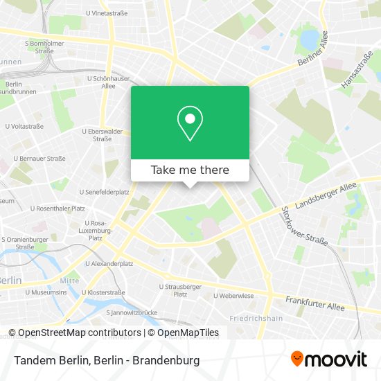 Tandem Berlin map