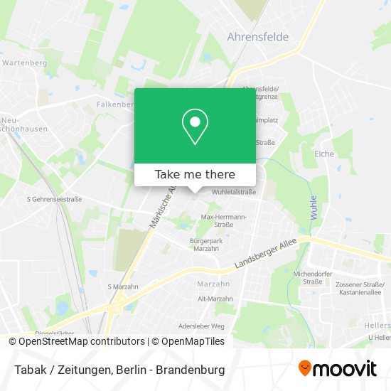 Карта Tabak / Zeitungen