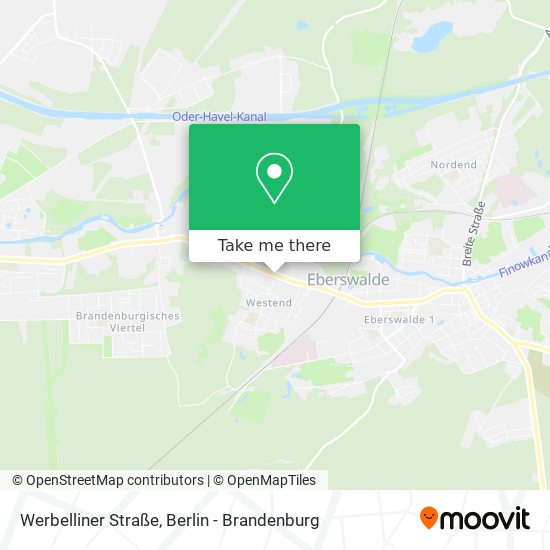 Карта Werbelliner Straße