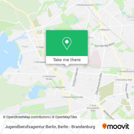 Jugendberufsagentur Berlin map