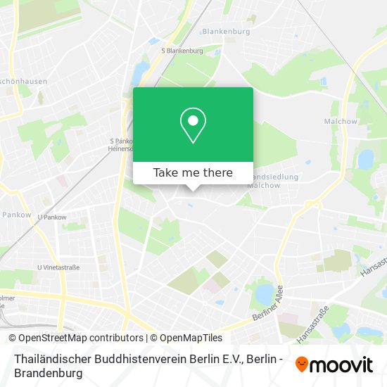 Карта Thailändischer Buddhistenverein Berlin E.V.