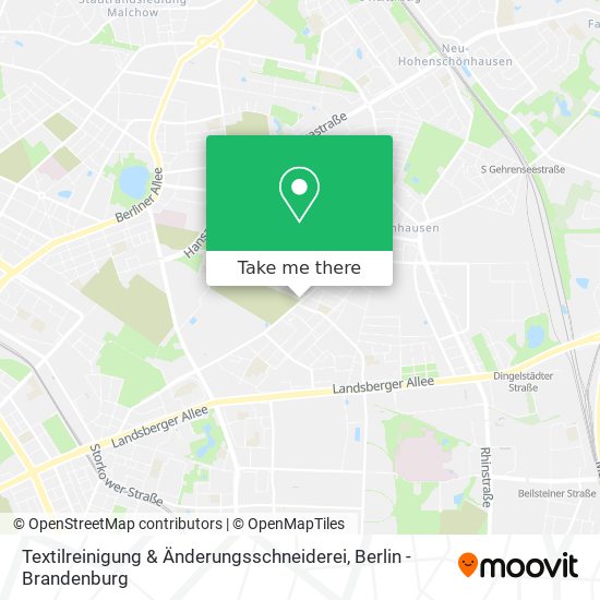 Textilreinigung & Änderungsschneiderei map