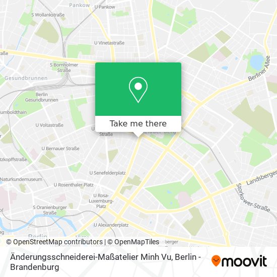 Änderungsschneiderei-Maßatelier Minh Vu map