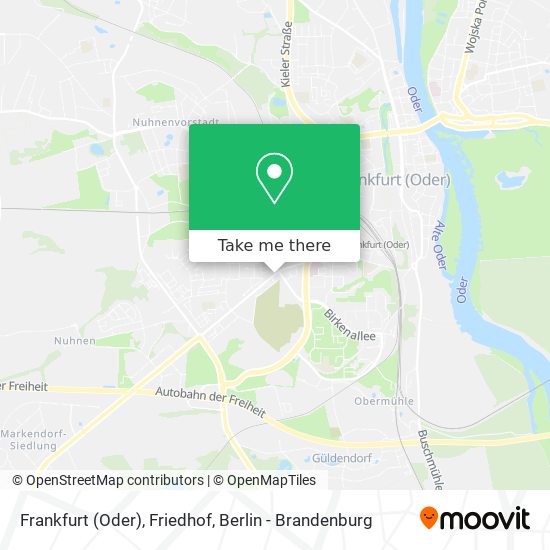 Frankfurt (Oder), Friedhof map