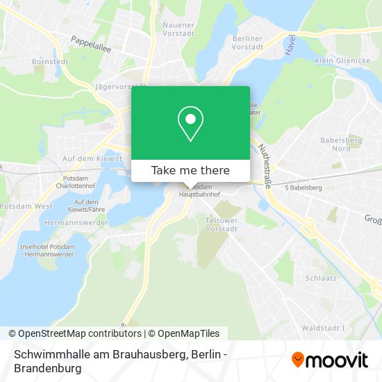 Карта Schwimmhalle am Brauhausberg