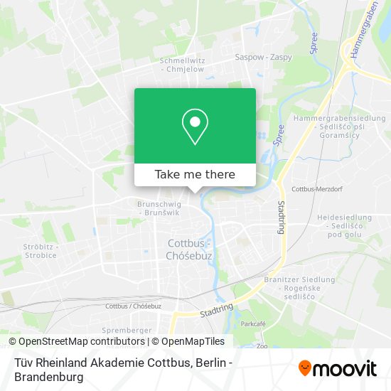 Tüv Rheinland Akademie Cottbus map