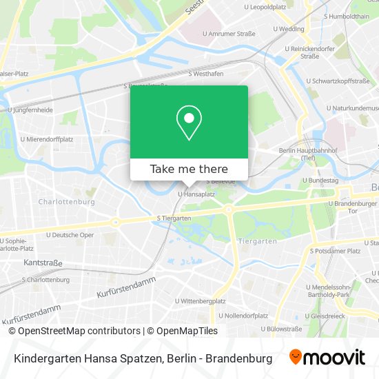 Kindergarten Hansa Spatzen map