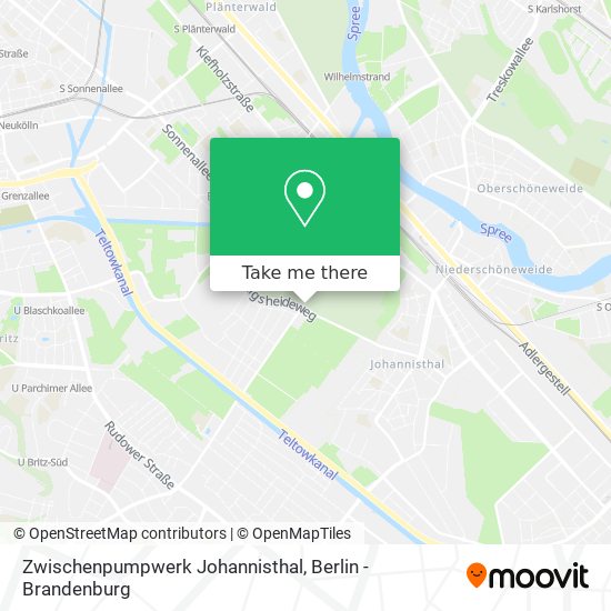 Zwischenpumpwerk Johannisthal map