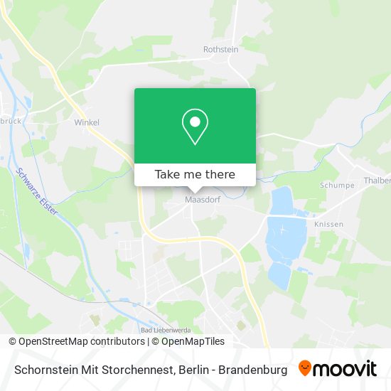 Schornstein Mit Storchennest map