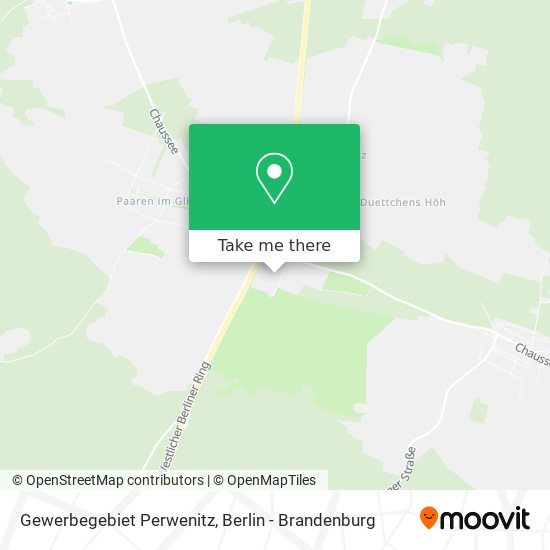 Gewerbegebiet Perwenitz map