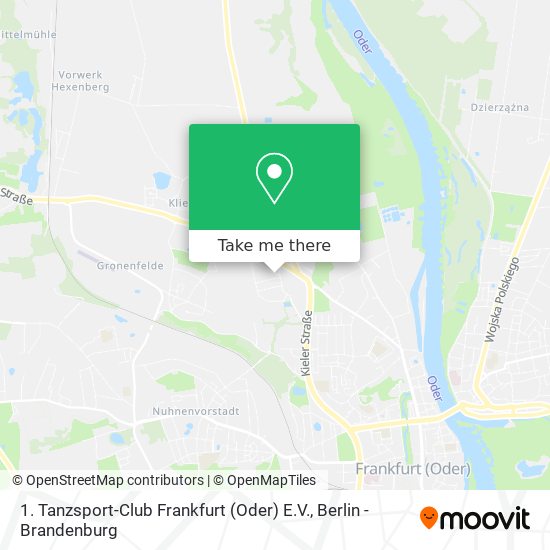 Карта 1. Tanzsport-Club Frankfurt (Oder) E.V.
