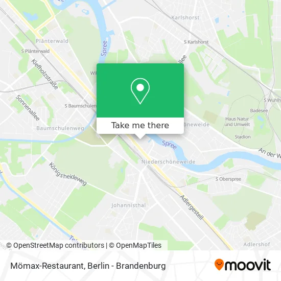 Mömax-Restaurant map