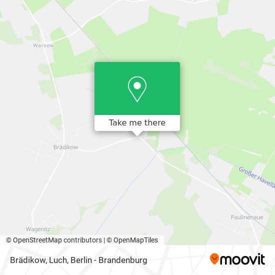 Brädikow, Luch map
