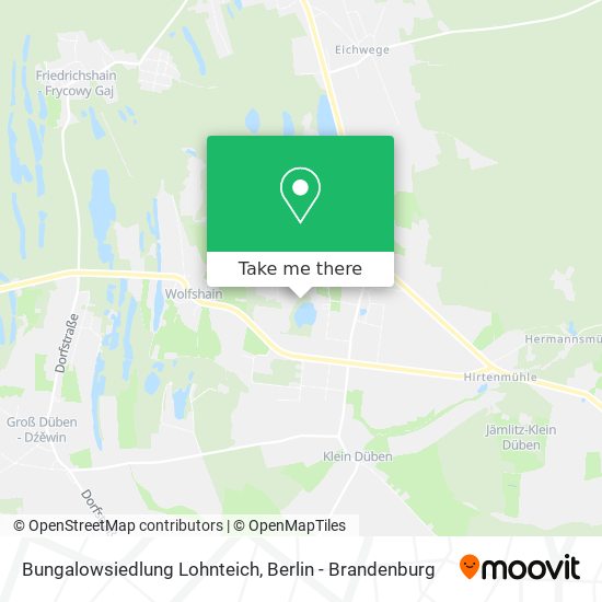 Bungalowsiedlung Lohnteich map