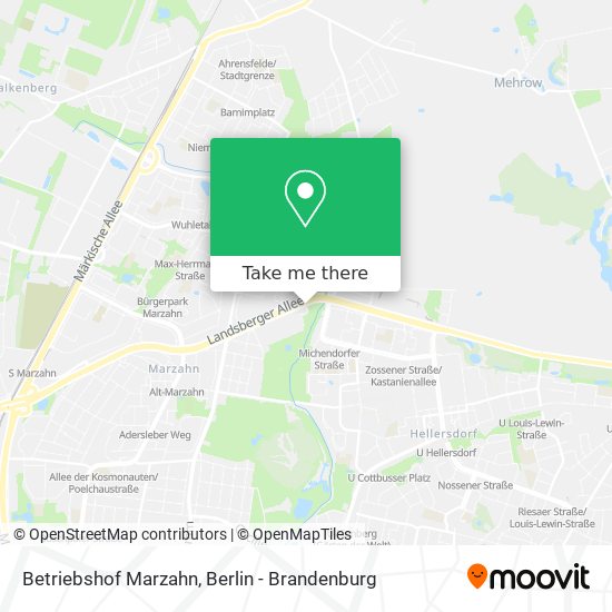 Betriebshof Marzahn map