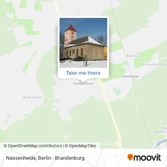 Карта Nassenheide