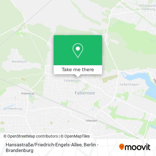 Карта Hansastraße / Friedrich-Engels-Allee