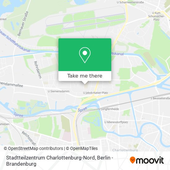 Карта Stadtteilzentrum Charlottenburg-Nord